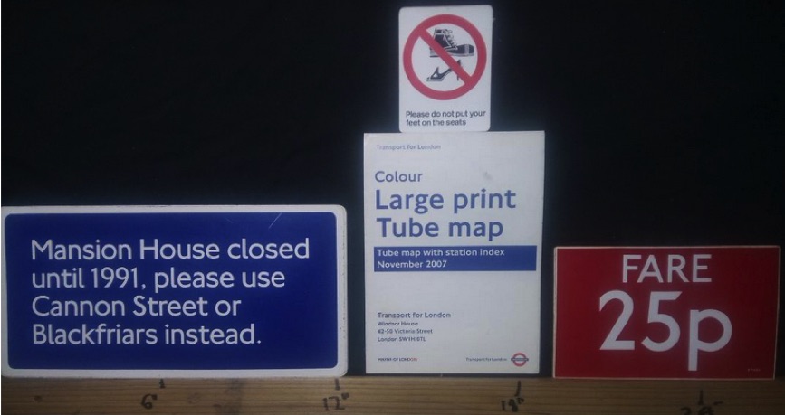 Vintage London Underground Signs available